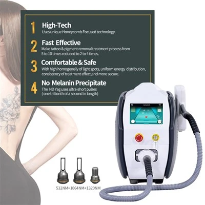 ND YAG Laser Tatto Fjarlægingarvél