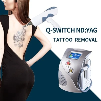 Q Skiptu Yag leysir Tatoo Removal Machine