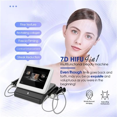 Ómskoðunarmeðferð 4D HIFU Face Lift vél