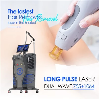 Heildsölu Alex Laser 755 1064NM háreyðing